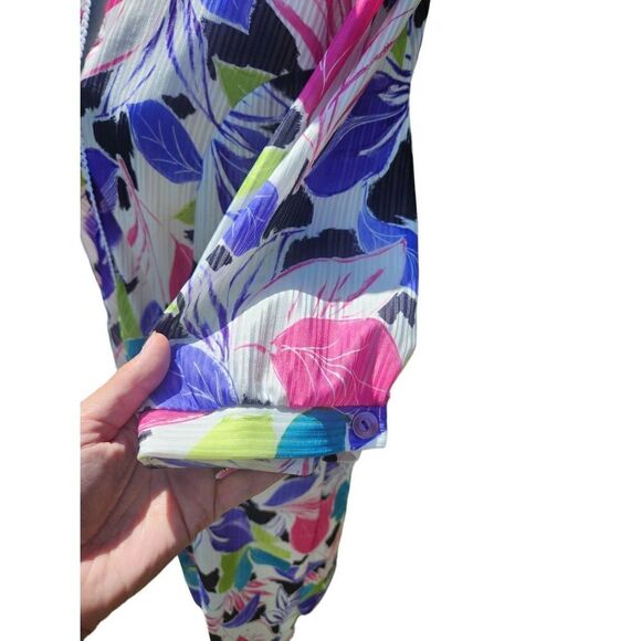 Colourful 70s Kaftan Vintage Beach Cover Dress - Picture 3 of 10